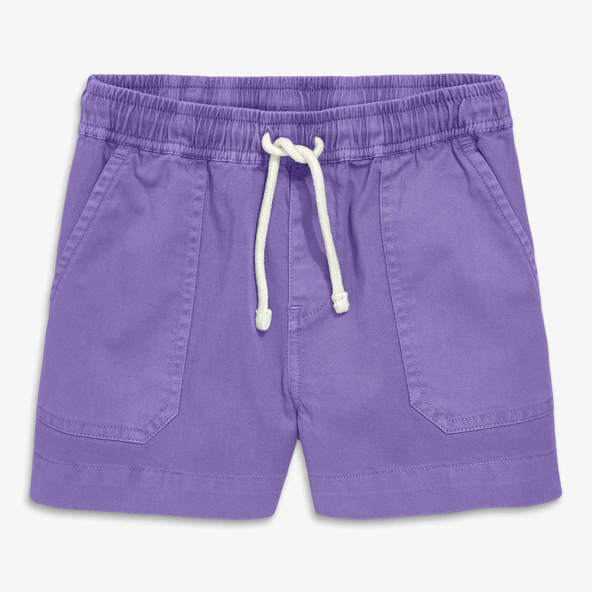 Kids garment dyed stretch chino midi short