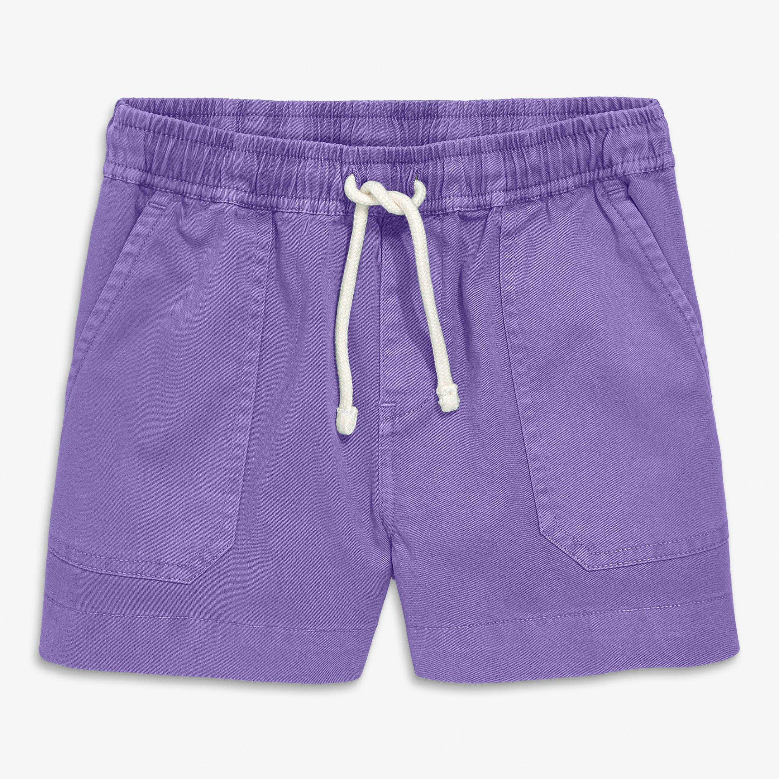 Kids garment dyed stretch chino midi short