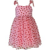 Women's Pink Hearts Tank Dress