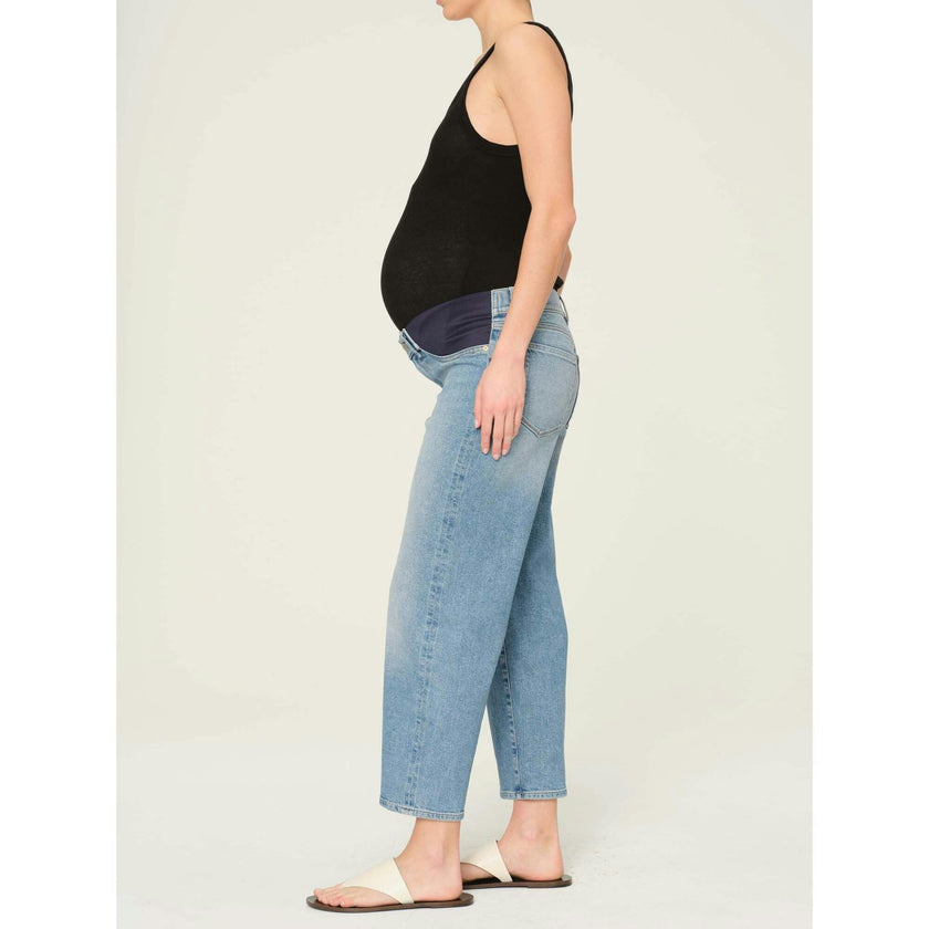 Thea Boyfriend Maternity Relaxed Tapered Jeans | Ravello
