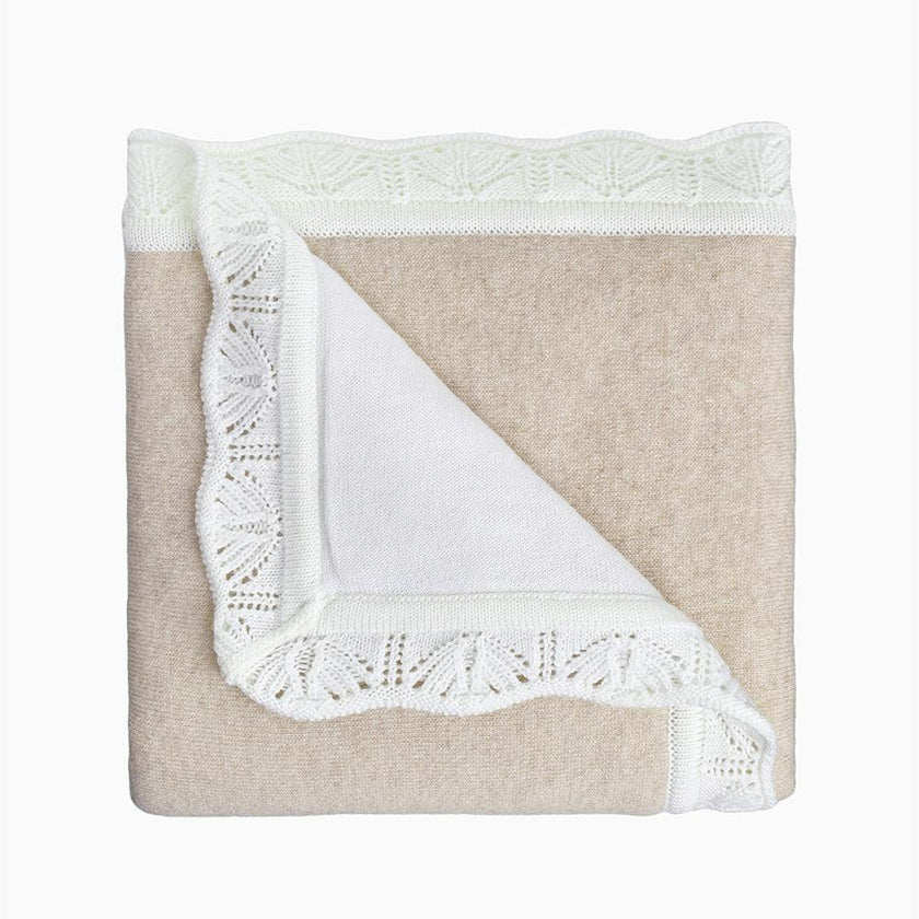 Cashmere Blanket in Oatmeal