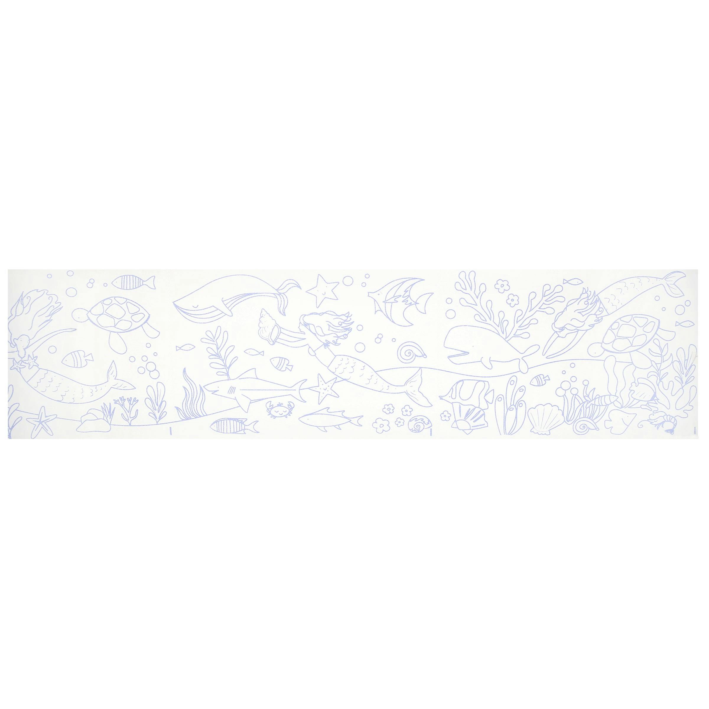 Mermaid Coloring Roll