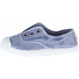 Cienta 70777.90 Washed Denim Canvas Laceless Sneaker