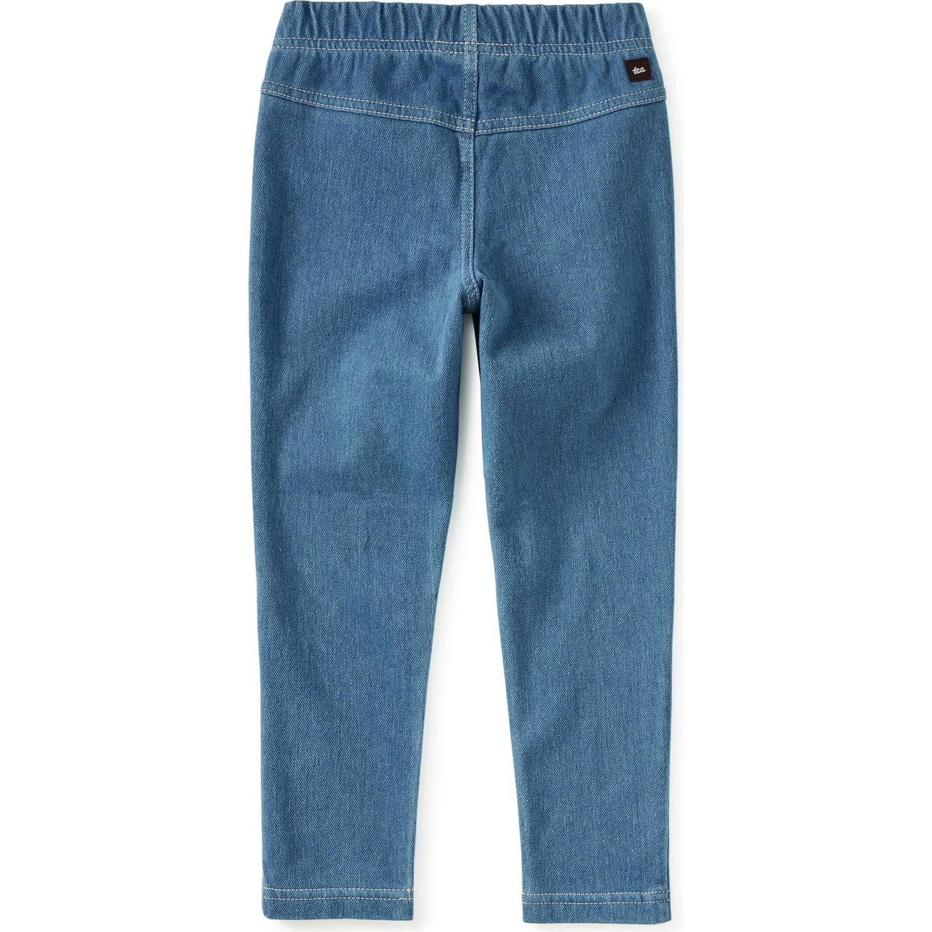 Denim-Like Jeggings, Blue