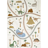 Flat Woven Graphic Print Rectangular Play Rug