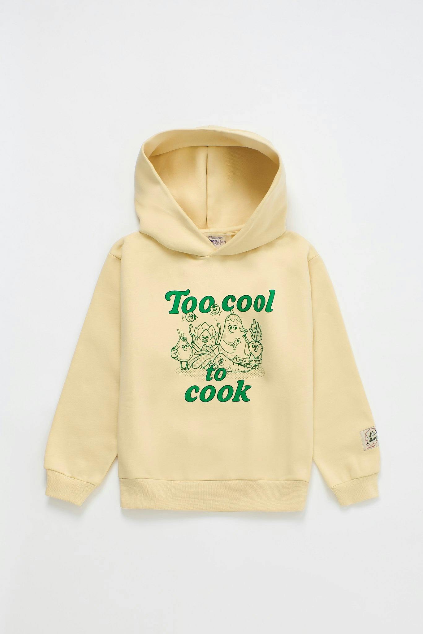 TOO COOL TO COOK HOODIE BEIGE