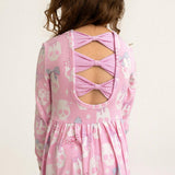 Ms. Kelly Bow Back Twirl Dress
