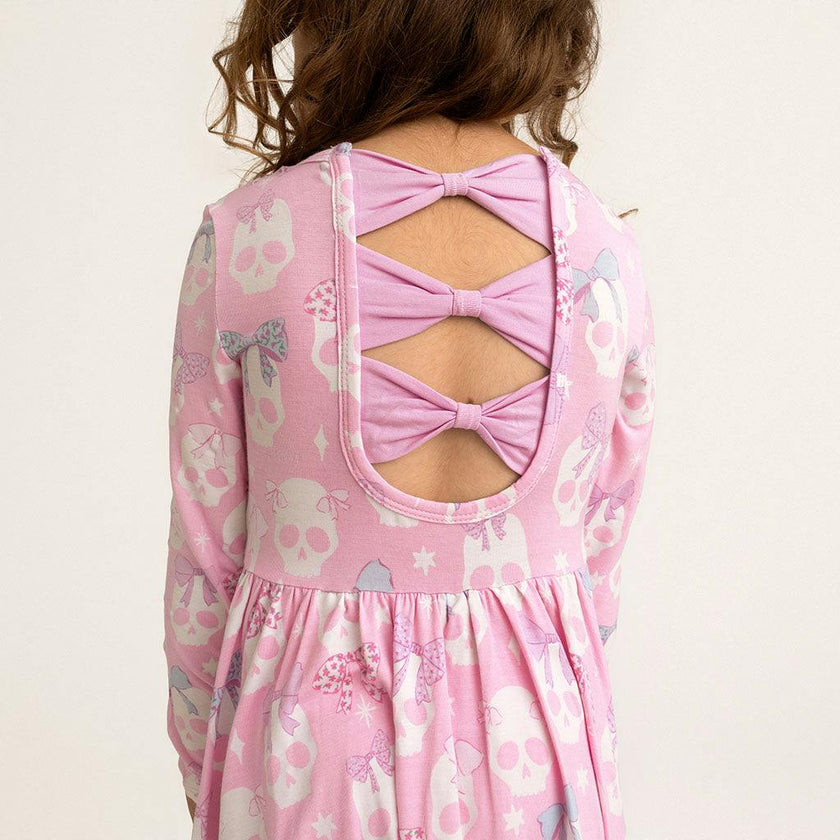 Ms. Kelly Bow Back Twirl Dress