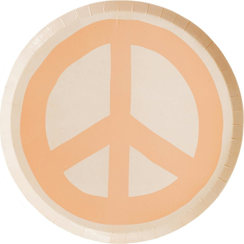 Peace & Love Peace Dessert Plates