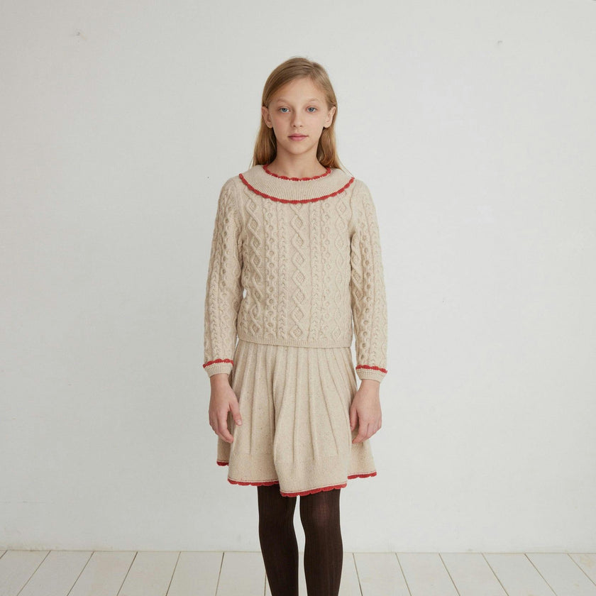 Sienna Skirt Natural Knit