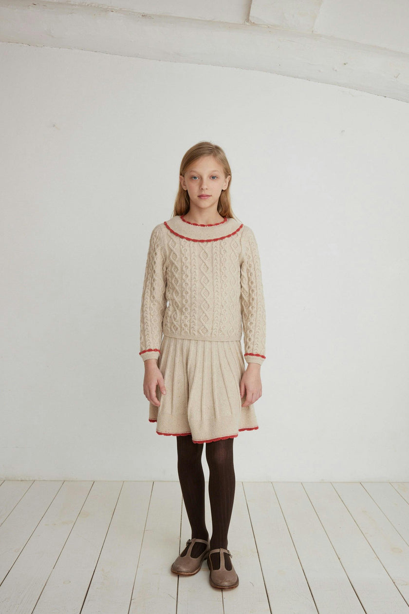 Sienna Skirt Natural Knit