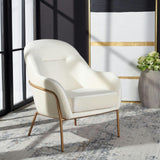 Eleazer Velvet Accent Chair