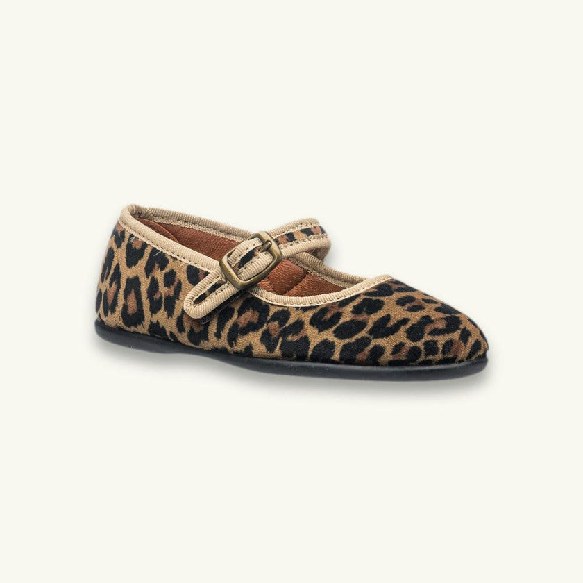 Isa Velvet Mary Jane | Leopard