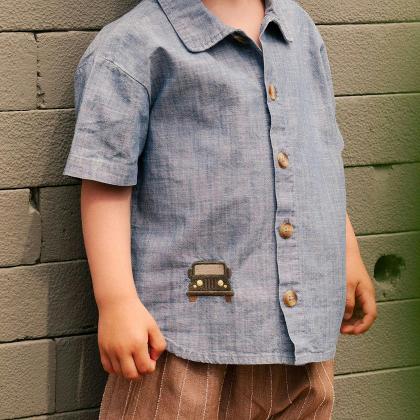 Ludon Shirt | Jeep | Sky Blue