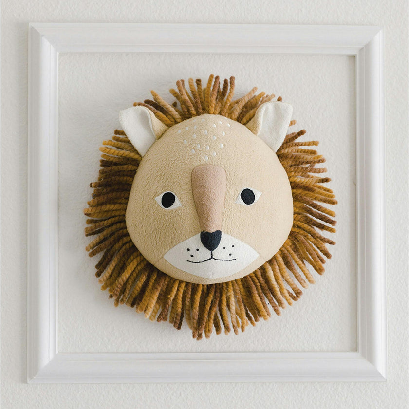 Plush Head Wall Décor