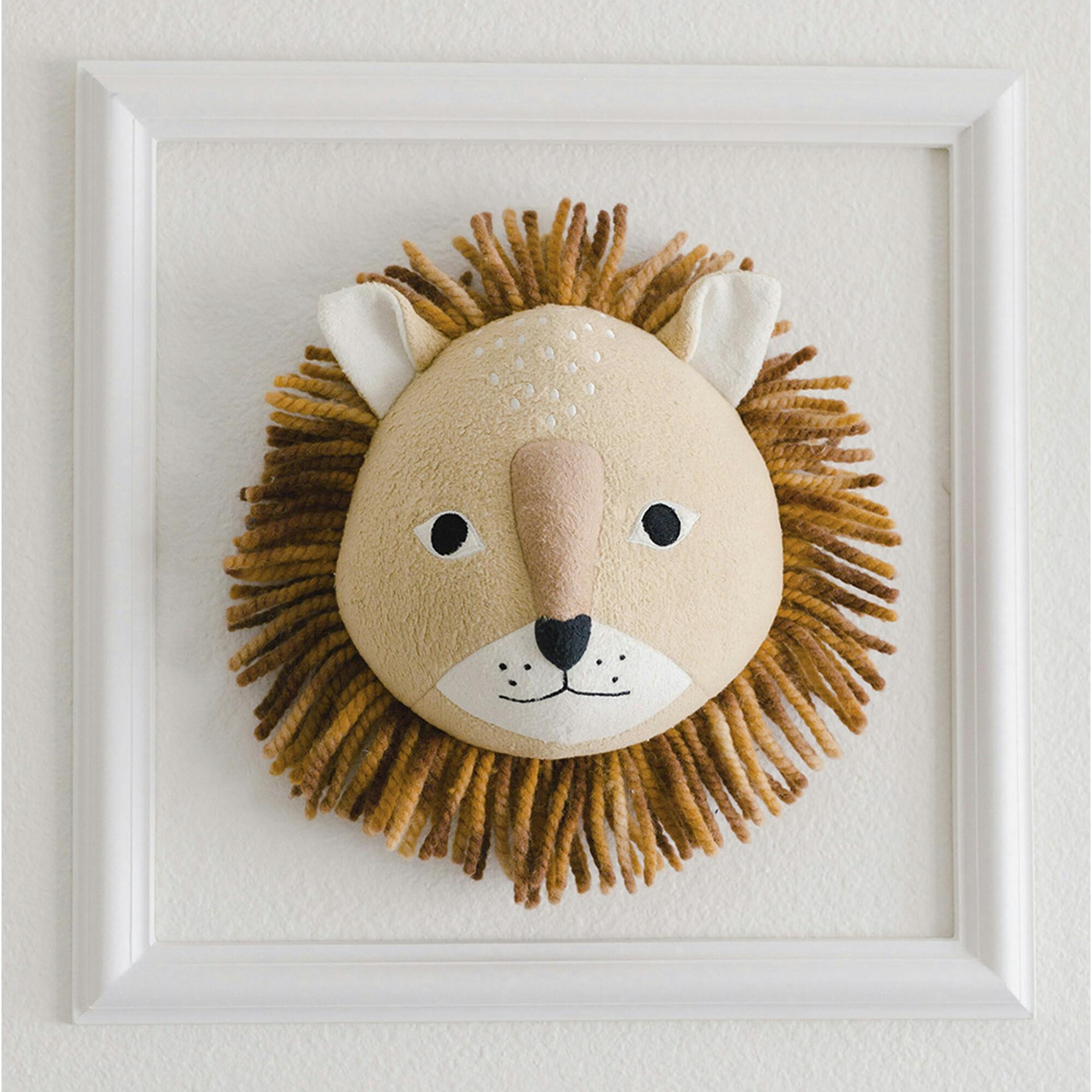 Plush Head Wall Décor
