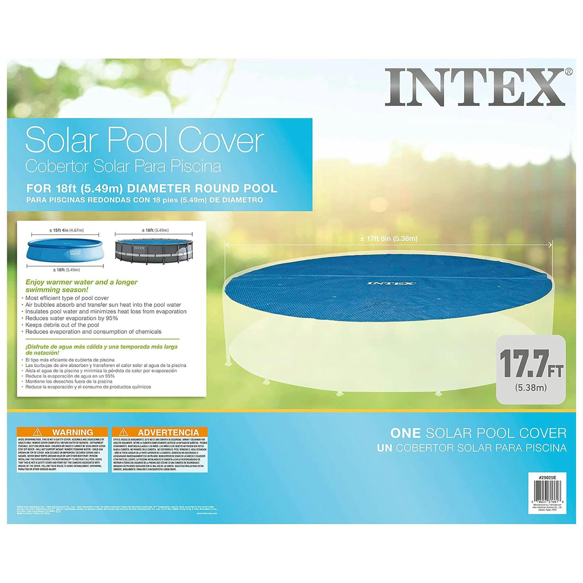 Solar Pool Cover: Round - 18'