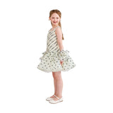Beige Calivra Polka Dot Dress