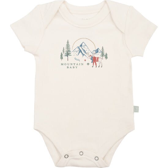 graphic bodysuit | mountain baby