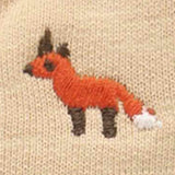 Embroidered Fleece Growsuit Woodland Broderie