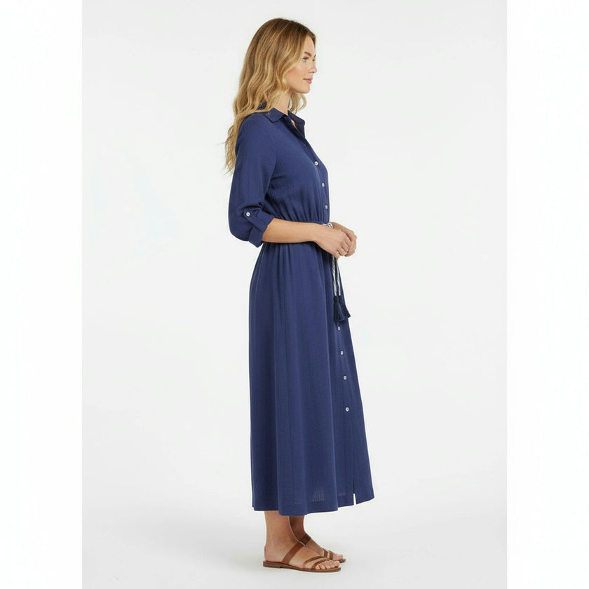 Anais Womens Shirtdress Lapis Blue, blue