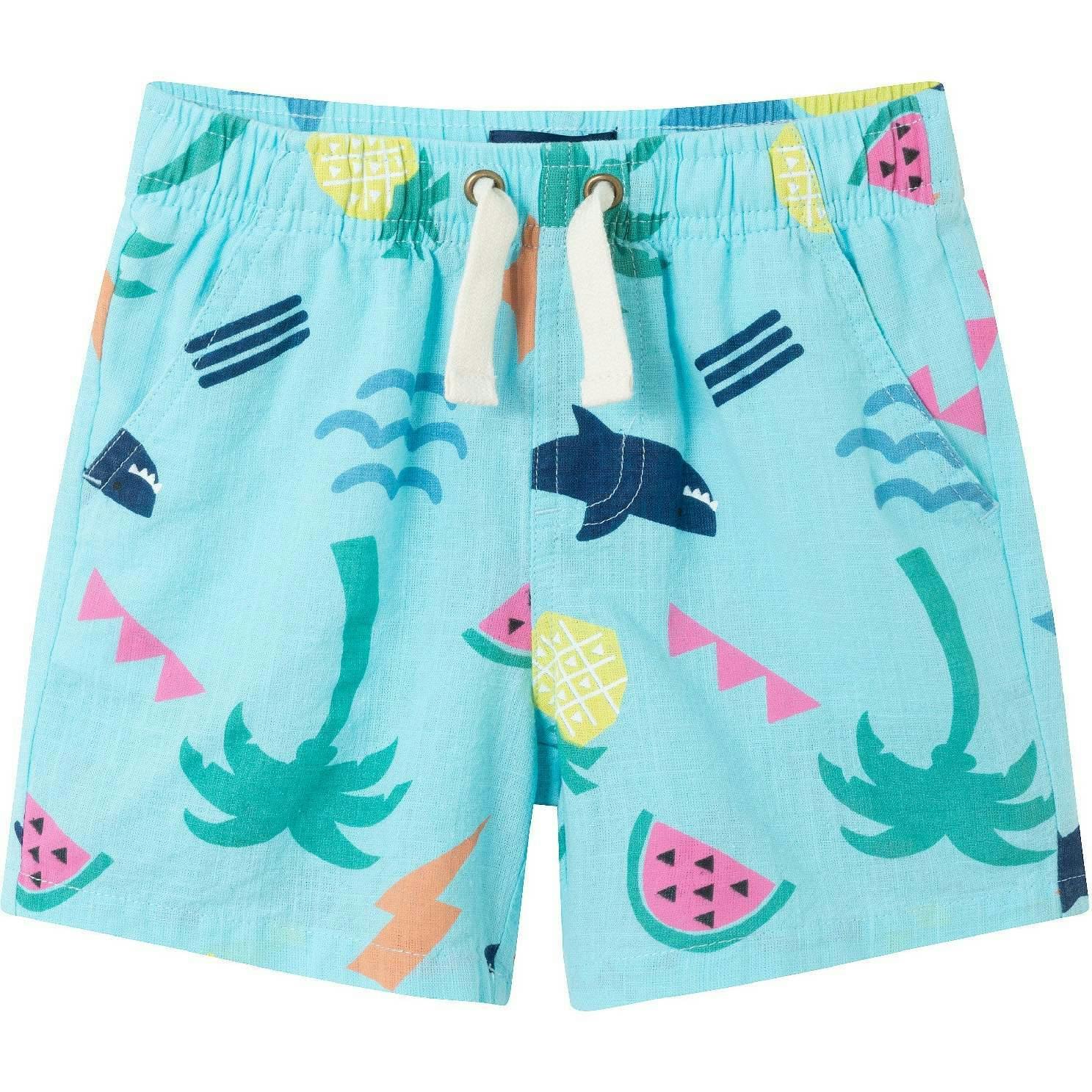 Kids 2-Piece Fun Print Matching Buttondown Set