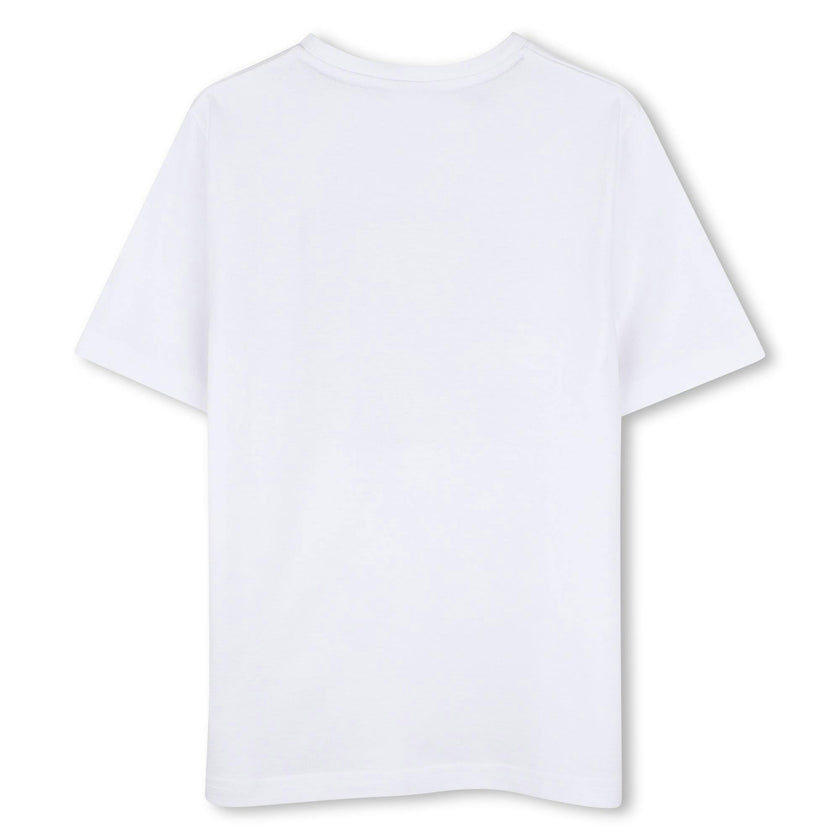 Boys White Logo t-Shirt