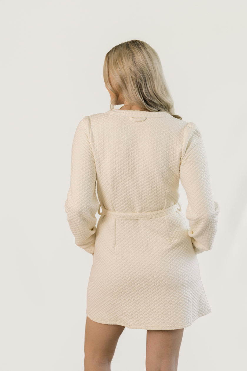 The Frame Robe - Ivory