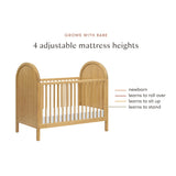 Babyletto Bondi 3-in-1 Convertible Crib with Toddler Bed Conversion Kit