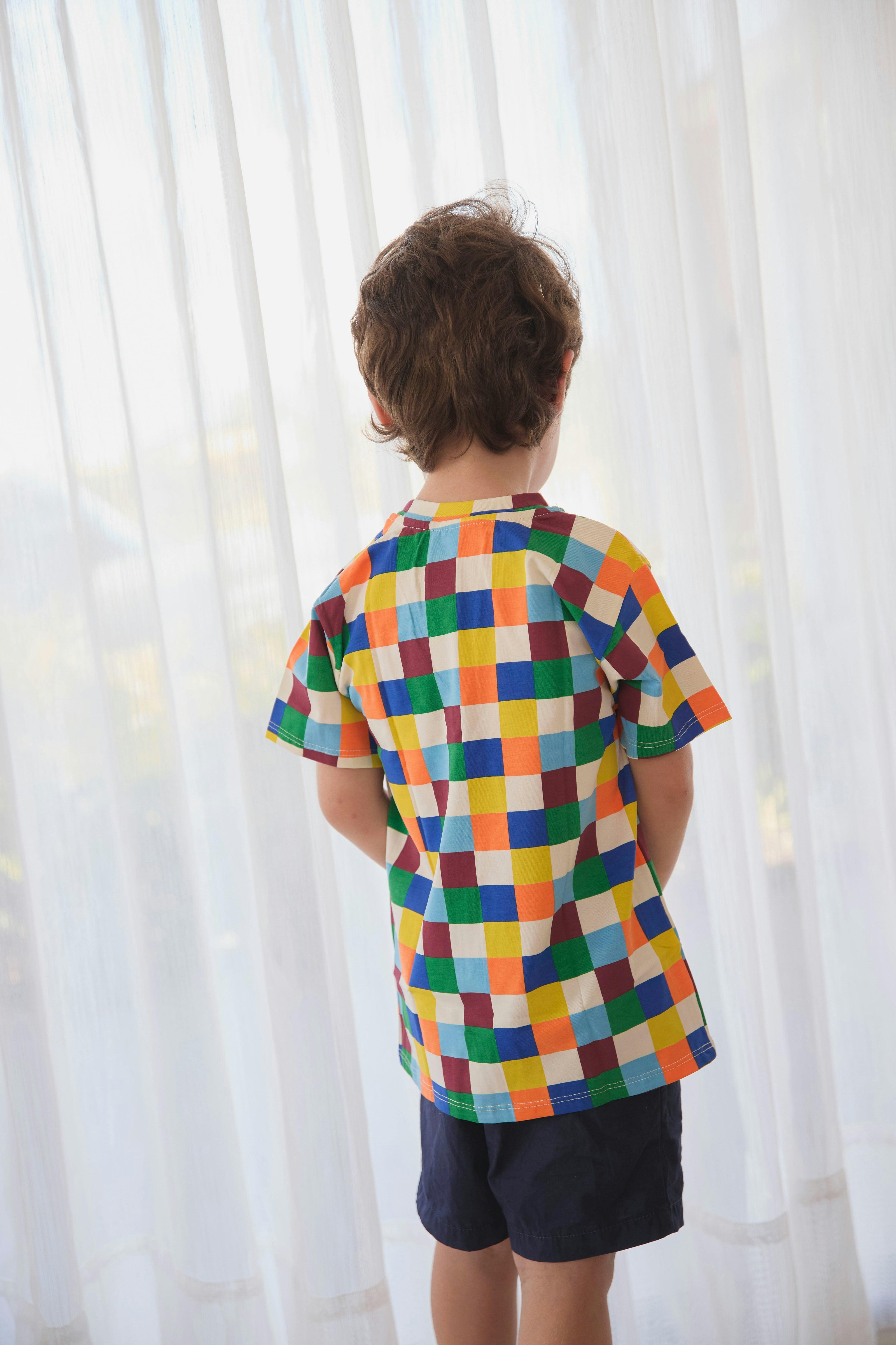 Colorful Checks Tee