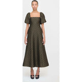 The Matilda Dress - Metallic Brocade