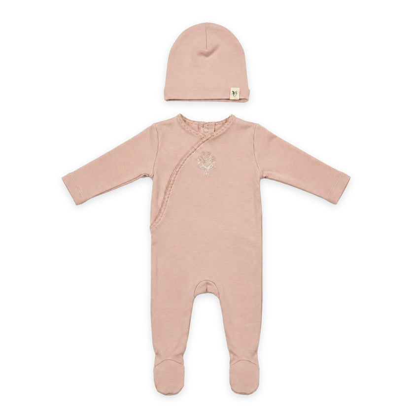 Honeybee, Flower & Rolling Horse Cotton Spandex Footie