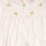 Embroidered Flutter Set in Pink