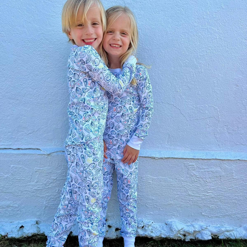 Oysters Two Piece Kids Pajamas