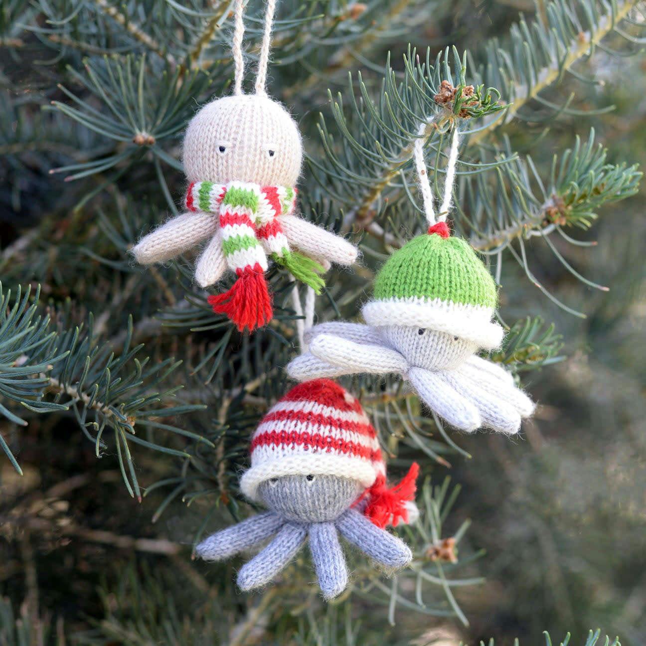 Set Of 3 Wintry Ornaments