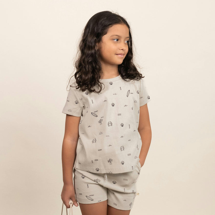 Organic Tee & Shorts Set