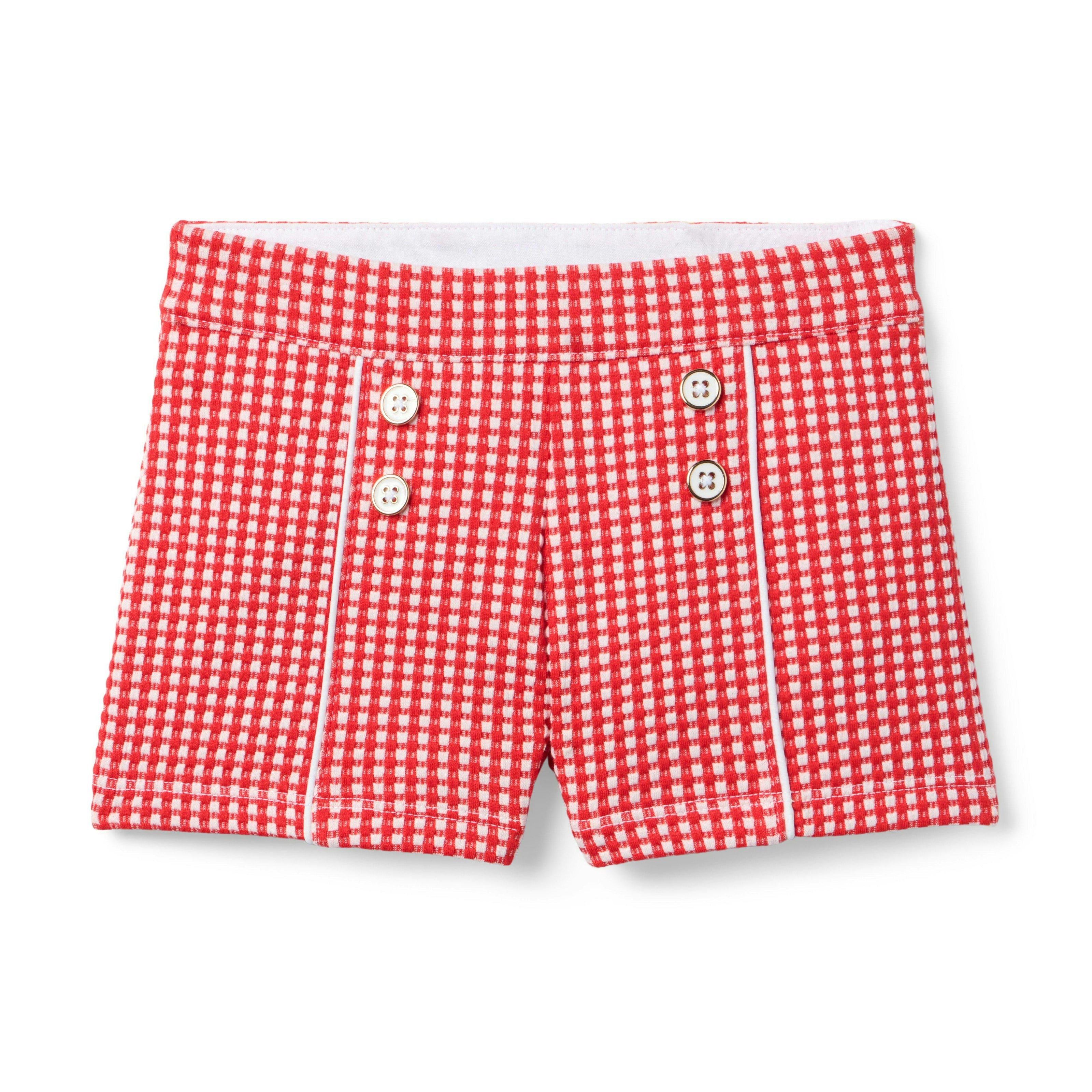 Gingham Jacquard Short