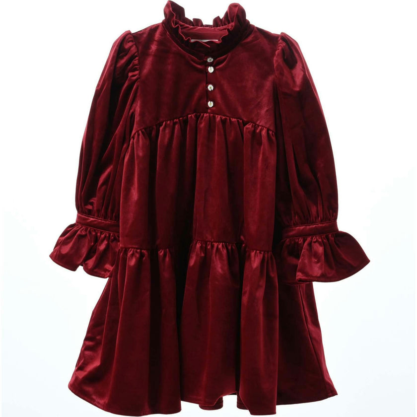 Evelyn dress (ruby red)
