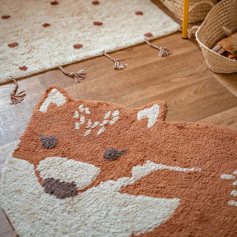 Non-Slip Back Hand-Tufted Rug