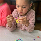 Rainbow Loom Sparkle Rubber Band Treasure Box Edition Friendship Bracelet Making Craft Kit w/ 8