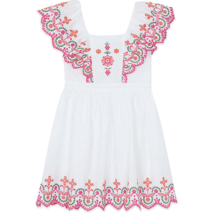 TARTINE ET CHOCOLAT Rio Embroidered Dress