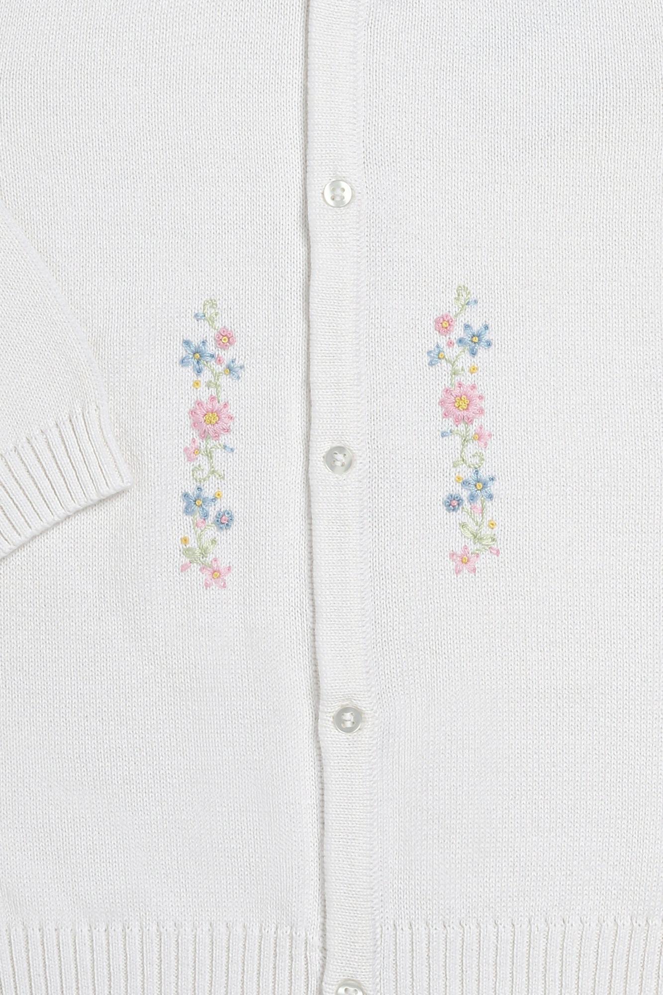 Flowers Knit Cardigan