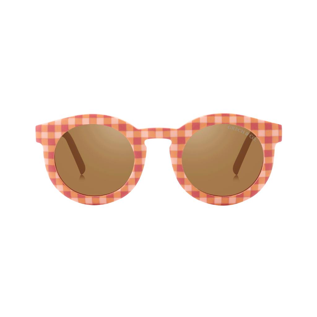 Classic | Sustainable Sunglasses | Plant-Based Bendable Polarized - Teen | 9-14 Y | Sunset Gingham