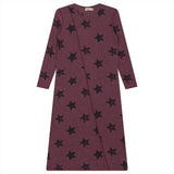 Distressed Ribbed Star Print Dress