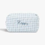 Toiletry Pouch Picnic Gingham Blue