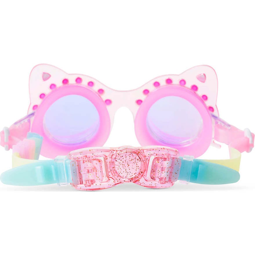 Frosted Feline Kids’ Swim Goggles