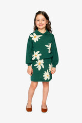 Knitted Skirt Jasper Printed Green