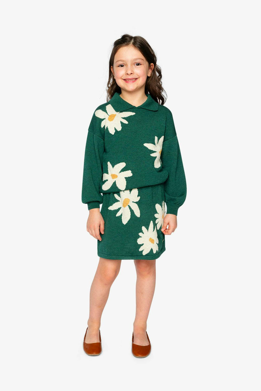 Knitted Skirt Jasper Printed Green