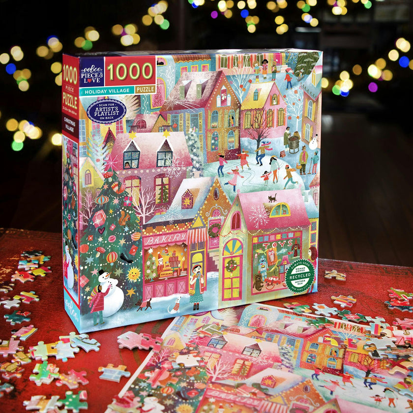 Piece&Love: Holiday Village - 1000 pc Puzzle