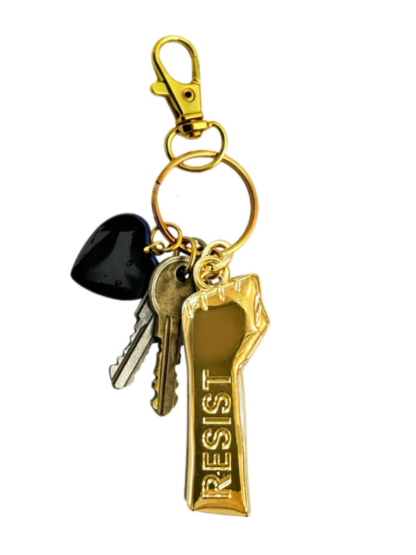RESIST BAG / KEY CHARM $2 donated to PLANNED PARENTHOOD